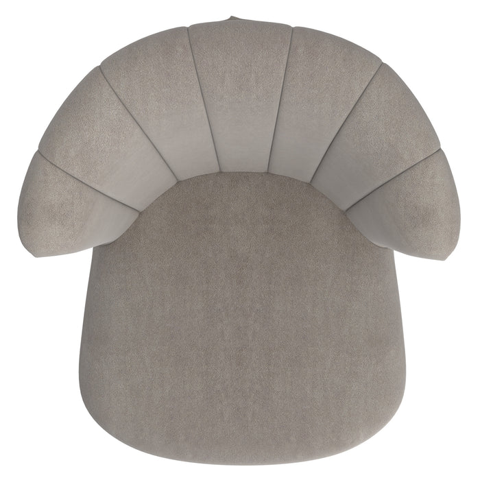 Worldwide Home Furnishings Orchid-Side Chair-Grey/Silver Side Chair, Set Of 2 202-651GY_CH