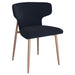 Worldwide Home Furnishings Akira-Side Chair-Black Side Chair, Set Of 2 202-673BLK