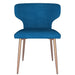 Worldwide Home Furnishings Akira-Side Chair-Blue Side Chair, Set Of 2 202-673BLU
