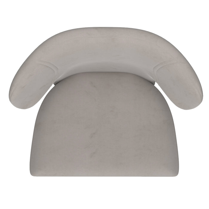 Worldwide Home Furnishings Akira-Side Chair-Grey Side Chair, Set Of 2 202-673GRY