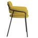 Worldwide Home Furnishings Axel-Side Chair-Mustard Side Chair, Set Of 2 202-674MUS