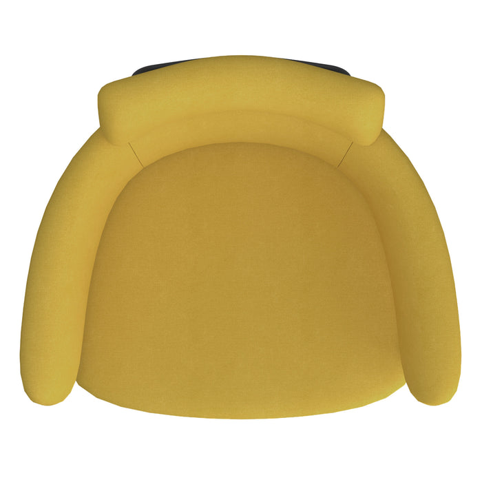 Worldwide Home Furnishings Axel-Side Chair-Mustard Side Chair, Set Of 2 202-674MUS