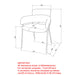Worldwide Home Furnishings Axel-Side Chair-Mustard Side Chair, Set Of 2 202-674MUS