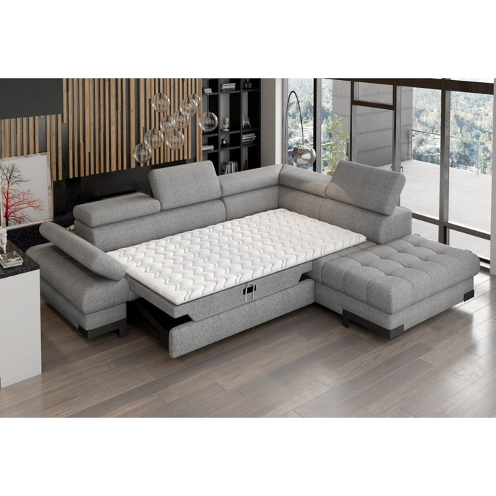 Elegante Italia Gray Selva Sectional