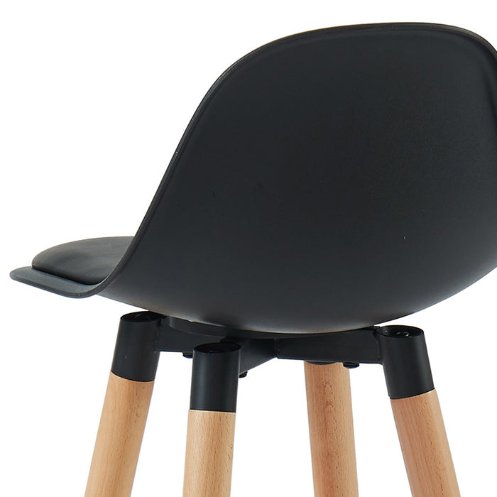 Worldwide Home Furnishings Diablo-26" Counter Stool-Black 26" Counter Stool, Set Of 2 203-352BK