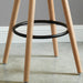 Worldwide Home Furnishings Diablo-26" Counter Stool-Black 26" Counter Stool, Set Of 2 203-352BK