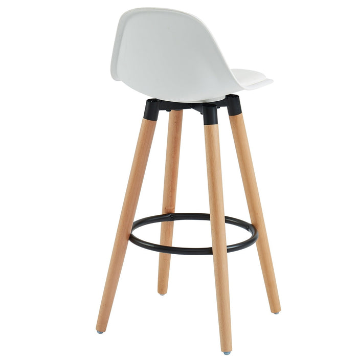 Worldwide Home Furnishings Diablo-26" Counter Stool-White 26" Counter Stool, Set Of 2 203-352WT