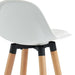 Worldwide Home Furnishings Diablo-26" Counter Stool-White 26" Counter Stool, Set Of 2 203-352WT