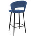 Worldwide Home Furnishings Camille-26'' Counter Stool-Blue 26" Counter Stool, Set Of 2 203-532BLU
