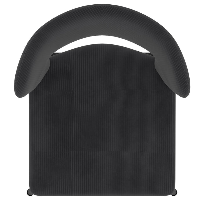 Worldwide Home Furnishings Camille-26'' Counter Stool-Charcoal 26" Counter Stool, Set Of 2 203-532CH