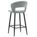 Worldwide Home Furnishings Camille-26'' Counter Stool-Light Grey 26" Counter Stool, Set Of 2 203-532LGY