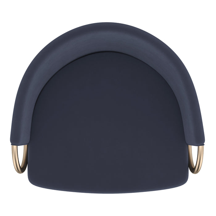 Worldwide Home Furnishings Lavo-26'' Counter Stool-Blue 26" Counter Stool W/Swivel, Set Of 2 203-560BLU