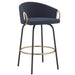 Worldwide Home Furnishings Lavo-26'' Counter Stool-Blue 26" Counter Stool W/Swivel, Set Of 2 203-560BLU