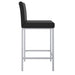 Worldwide Home Furnishings Porto-26" Counter Stool-Black 26" Counter Stool, Set Of 2 203-576BK