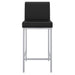 Worldwide Home Furnishings Porto-26" Counter Stool-Black 26" Counter Stool, Set Of 2 203-576BK