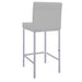 Worldwide Home Furnishings Porto-26" Counter Stool-Grey 26" Counter Stool, Set Of 2 203-576GY