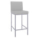 Worldwide Home Furnishings Porto-26" Counter Stool-Grey 26" Counter Stool, Set Of 2 203-576GY
