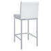 Worldwide Home Furnishings Porto-26" Counter Stool-White 26" Counter Stool, Set Of 2 203-576WT