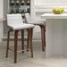 Worldwide Home Furnishings Moreno-26'' Counter Stool-Grey 26" Counter Stool W/Swivel 203-584GY