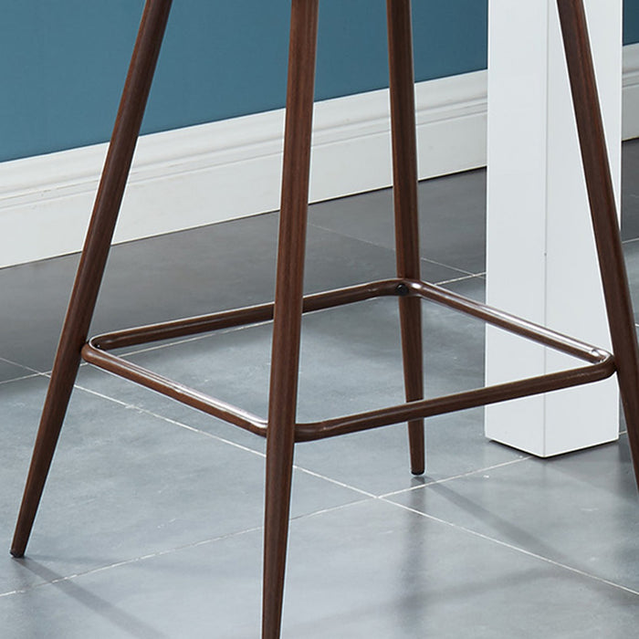 Worldwide Home Furnishings Onio-26'' Counter Stool-Grey/Walnut Leg 26" Counter Stool, Set Of 2 203-616WL/GY