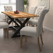 Worldwide Home Furnishings Zax Nat_Melia Bg-7pc Dining Set 7pc Dining Set 207-147NATBK_968BG