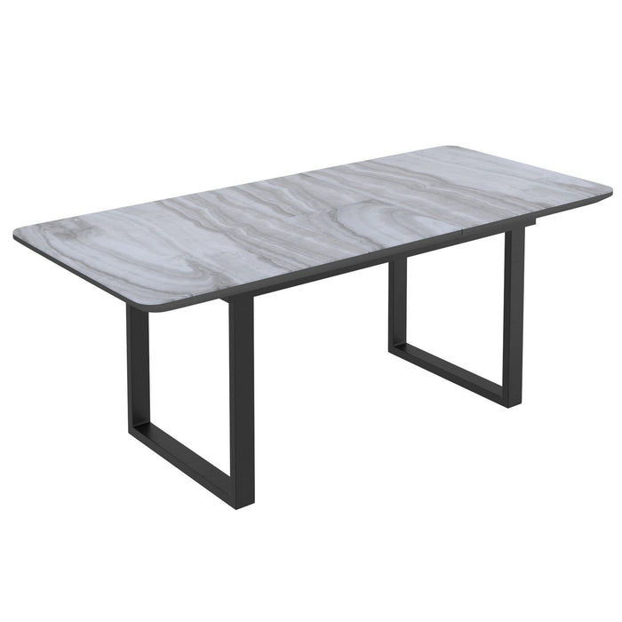 Worldwide Home Furnishings Gavin_Venice Beg-7pc Dining Set 7pc Dining Set 207-360BK/536BG