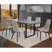 Worldwide Home Furnishings Gavin_Venice Beg-7pc Dining Set 7pc Dining Set 207-360BK/536BG