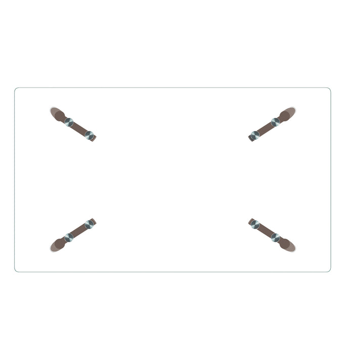 Worldwide Home Furnishings Abbot Wl_Lyna Bg-5pc Dining Set 5pc Dining Set 207-453/250BG