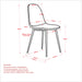Worldwide Home Furnishings Abbot Wl_Lyna Gy-5pc Dining Set 5pc Dining Set 207-453/250GY