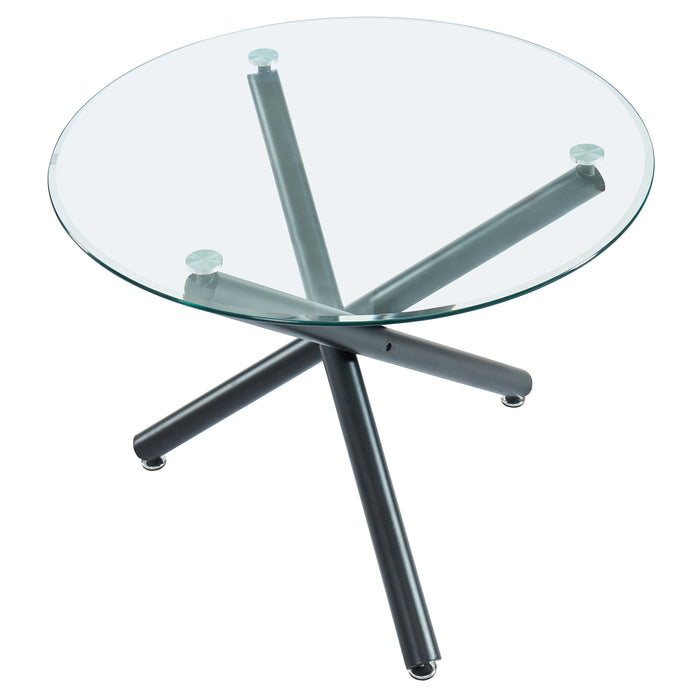 Worldwide Home Furnishings Suzette_Capri Mus-5pc Dining Set 5pc Dining Set 207-476BK_591MUS