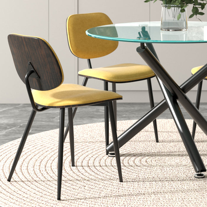 Worldwide Home Furnishings Suzette_Capri Mus-5pc Dining Set 5pc Dining Set 207-476BK_591MUS