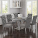 Worldwide Home Furnishings Napoli_Chloe Gy-7pc Dining Set 7pc Dining Set 207-545GY/552GY