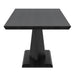 Worldwide Home Furnishings Eclipse Blk_Akira Blu-7pc Dining Set 7pc Dining Set 207-860BLK_673BLU