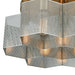 Elk Lighting Compartir Satin Brass, Polished Nickel Semi Flush Mount