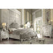 Acme Furniture Versailles Cal King Bed - Hb in Vintage Gray PU & Bone White 21144CK-HB