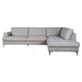 LH Imports Feather Right Sectional Sofa - Dovetail Linen FTH019