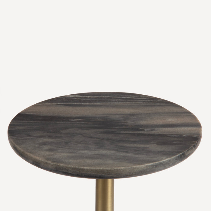 Union Home Rex Marble Drink Table - Kayampura Black LVR01026