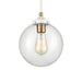 Elk Lighting Boudreaux Matte Black, Antique Gold Mini Pendant