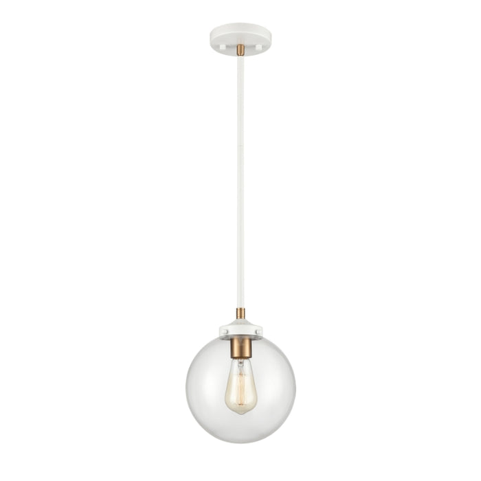 Elk Lighting Boudreaux Matte Black, Antique Gold Mini Pendant