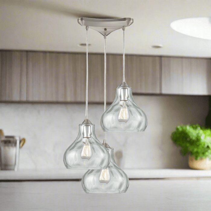 Elk Lighting Belmont Satin Nickel Mini Pendant