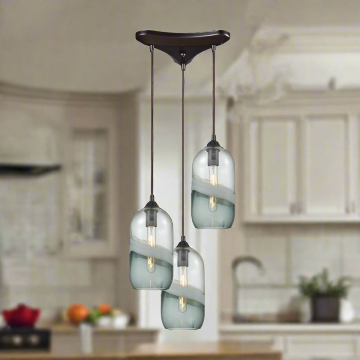 Elk Lighting Sutter Creek Oil Rubbed Bronze Mini Pendant