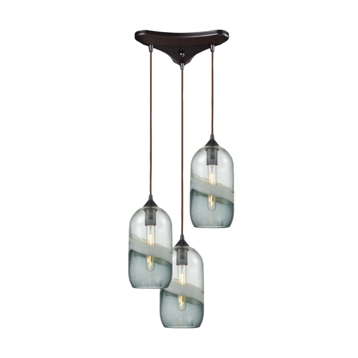 Elk Lighting Sutter Creek Oil Rubbed Bronze Mini Pendant