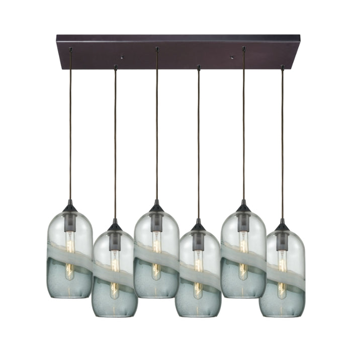 Elk Lighting Sutter Creek Oil Rubbed Bronze Mini Pendant