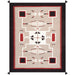 Pasargad Home Tuscany Collection Reversible Wool Mocha Area Rug- 8'10'' X 11'10'' PNT-339 9x12