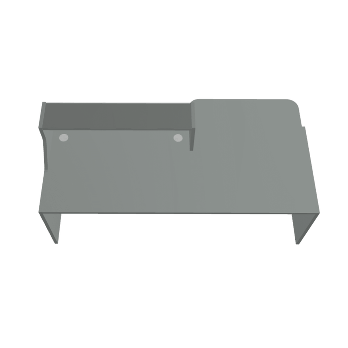 MDD Linea Modern Modular Reception Desk 88.8" x 44.1" LIN34P