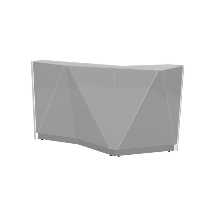 MDD Alpa Modern Modular Reception Desk 72.2" x 37.2" ALP04L