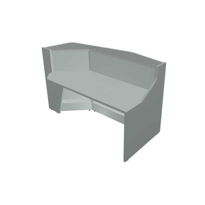 MDD Alpa Modern Modular Reception Desk 72.2" x 37.2" ALP04L