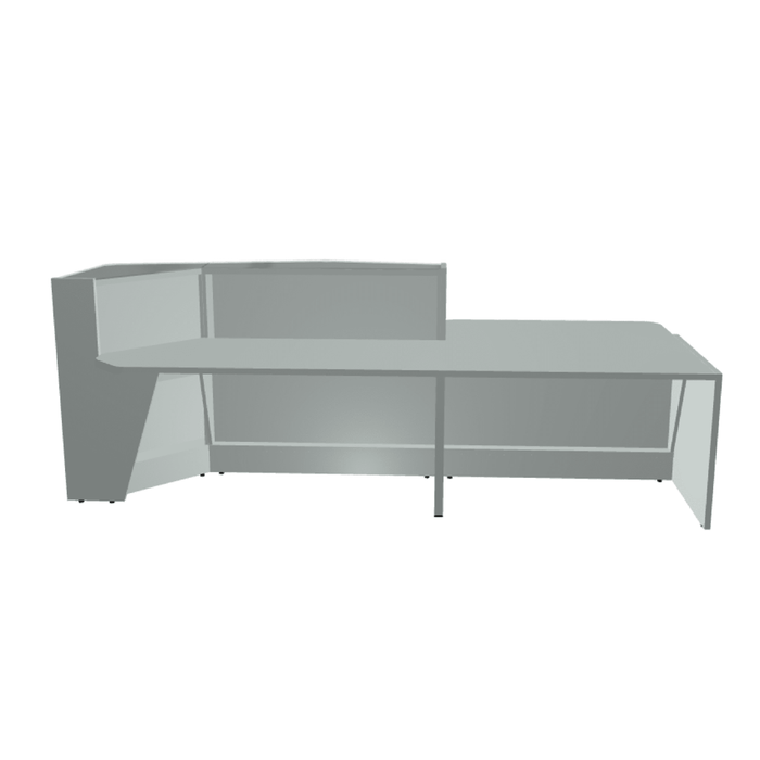 MDD Alpa Modern Modular Reception Desk 119.4" x 47.2" ALP22P