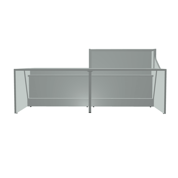 MDD Alpa Modern Modular Reception Desk 96.6" x 47.2" ALP21L