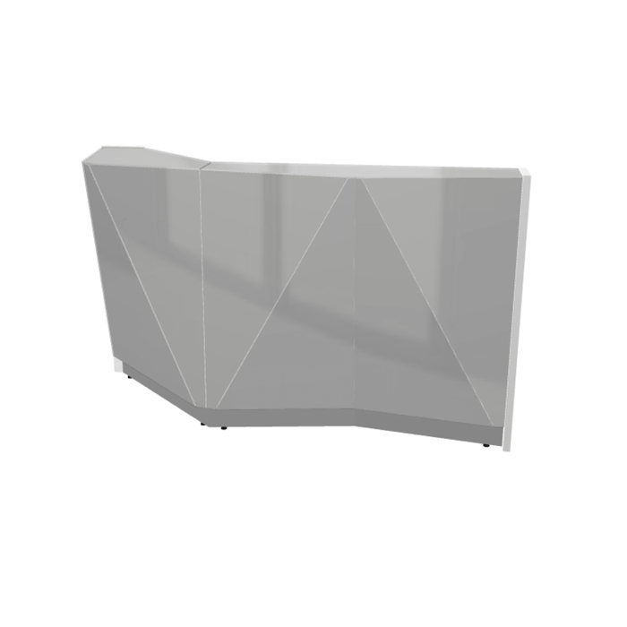 MDD Alpa Modern Modular Reception Desk 72.2" x 37.2" ALP04P